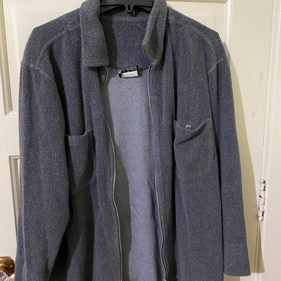 Cafe Au Lait Made in Canada 🍁 Women Jacket Size M color Gray Zip Front - Picture 8 of 9